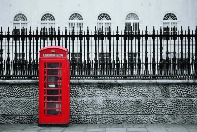 Red telephone box